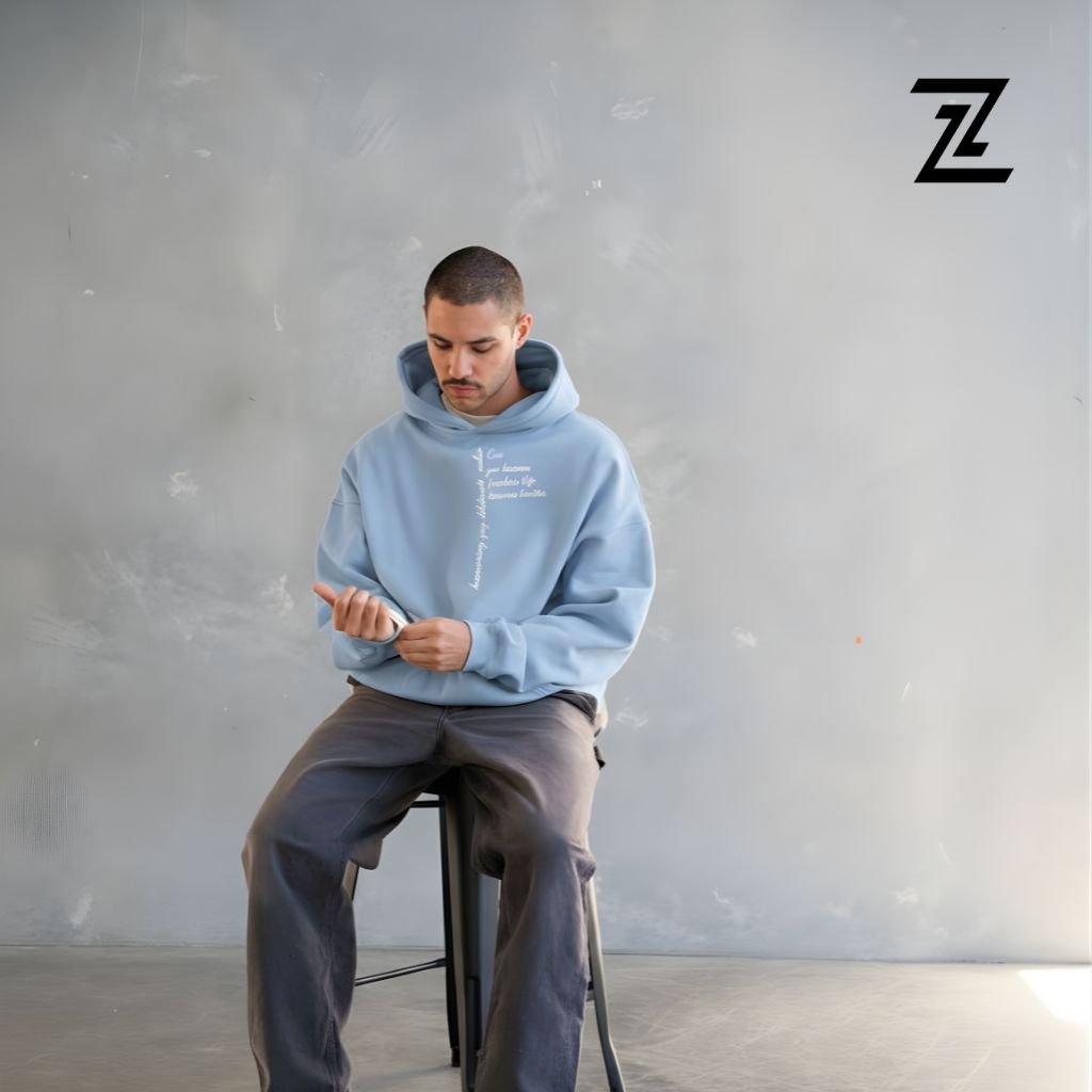 STREZZ Fearless Life Printed Hoodie