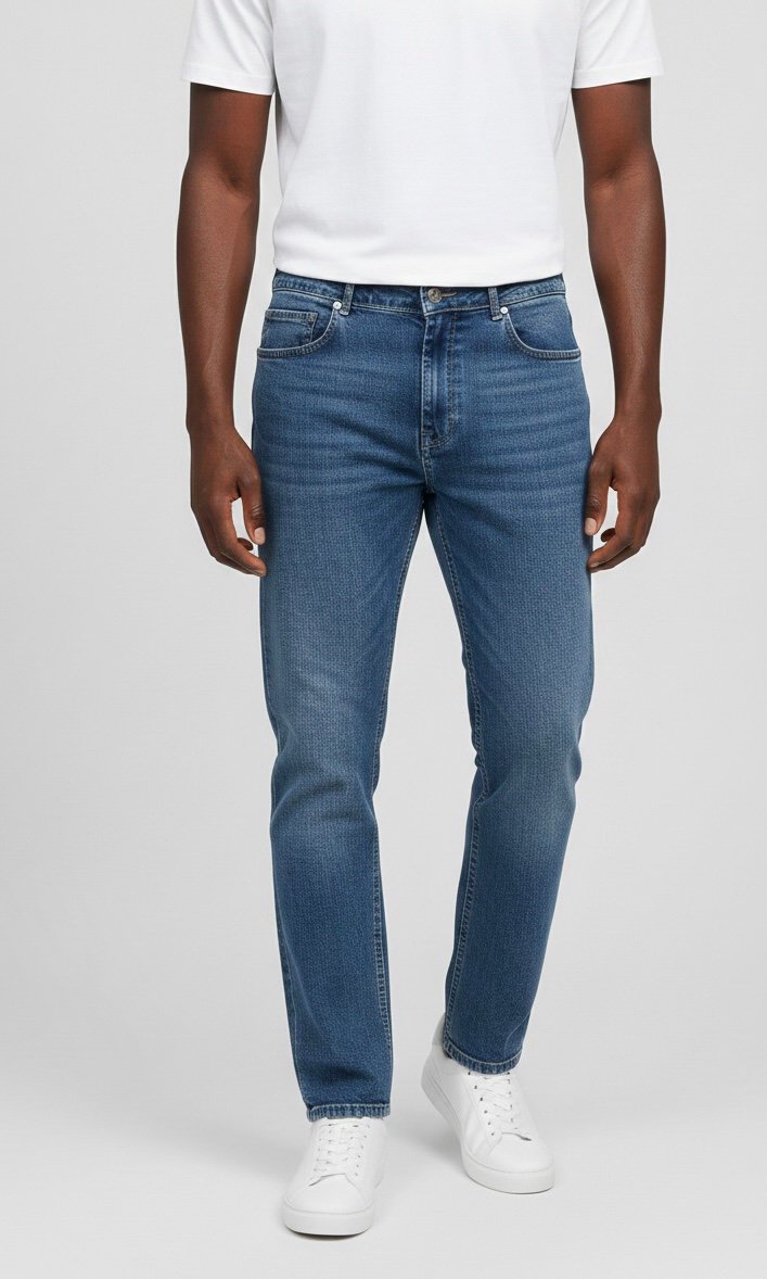 Strezz regular fit jeans pant - Image 4