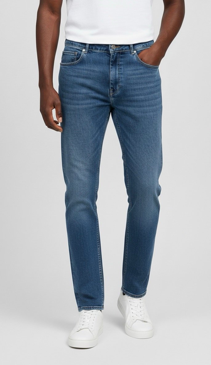 Strezz regular fit jeans pant - Image 5