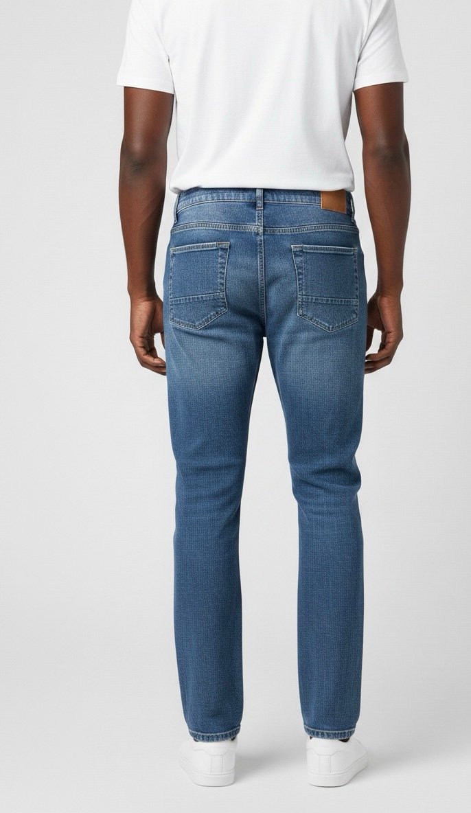 Strezz regular fit jeans pant - Image 3