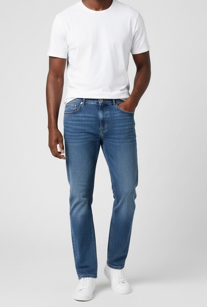 Strezz regular fit jeans pant - Image 2
