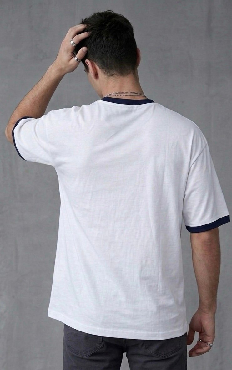 Original Pull&Bear – Over Sized round Neck - super man T-Shirt - Image 2